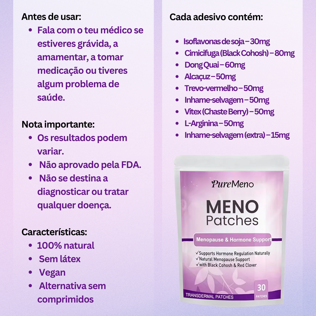 MenoPatches da PureMeno