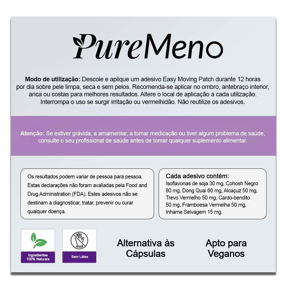 MenoPatches da PureMeno